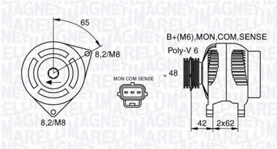 MAGNETI MARELLI 063377409010 -  Генератор